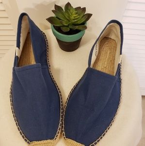 SOLUDOS Blue Espadrilles Slip-on Flats 11